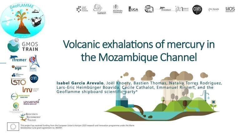 Volcanic exhalations of mercury in the Mozambique Channel